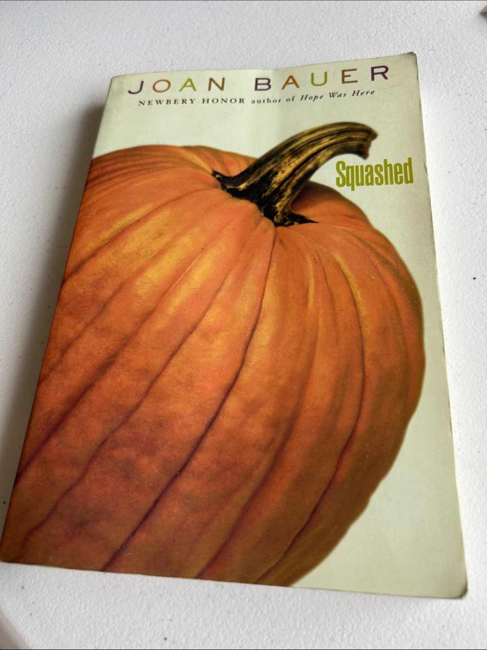 Squashed — Orange Paperback Novel
